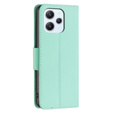 Θήκη με πτερύγιο για Xiaomi Redmi 12 4G, Wallet Litchi Magnet, πράσινη