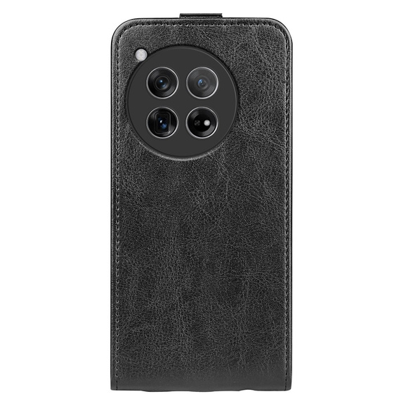 Θήκη με πτερύγιο για OnePlus 12 5G, Flip, μαύρη