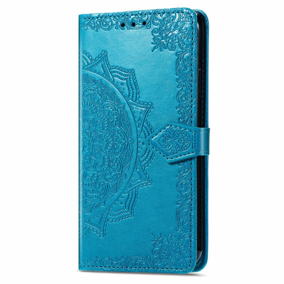 Θήκη με πτερύγιο για Oppo Reno 12FS / 12F, Mandala, μπλε