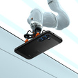 θήκη Spigen για Samsung Galaxy S25+ Plus, Tough Armor Mag Mag MagSafe, μαύρη + μετριασμένο γυαλί 9H