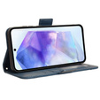 Θήκη με πτερύγιο για Samsung Galaxy A55 5G, Card Slot, μπλε