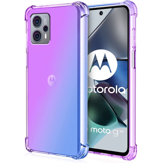 θήκη για το Motorola Moto G23 / G13 4G, Gradient Dropproof, Μωβ / μπλε