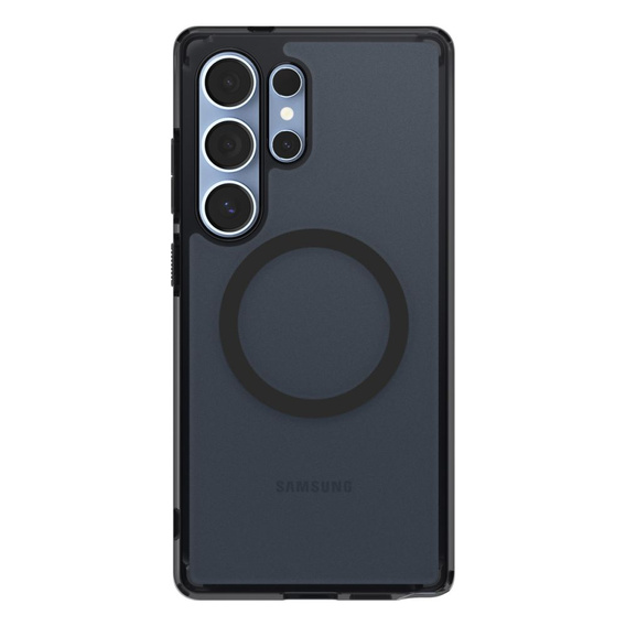 Θήκη MagSafe Spigen για Samsung Galaxy S25 Ultra, Ultra Hybrid, ματ / μαύρο + Μετριασμένο γυαλί 9H