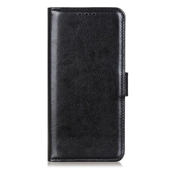 Θήκη με πτυσσόμενο καπάκι Crazy Horse Wallet για Google Pixel 10a, μαύρη