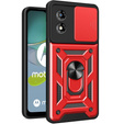 Θήκη για Motorola Moto E13, CamShield Slide, κόκκινο