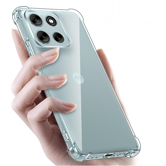 Θήκη για Motorola Moto G56 5G, Dropproof, διαφανής