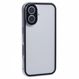 θήκη για το iPhone 16, Magnetic Dual Glass, ασημένια