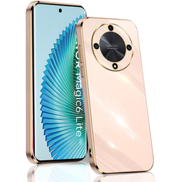 Θήκη για Honor Magic 6 Lite 5G, Glamour CamShield, ροζ rose gold