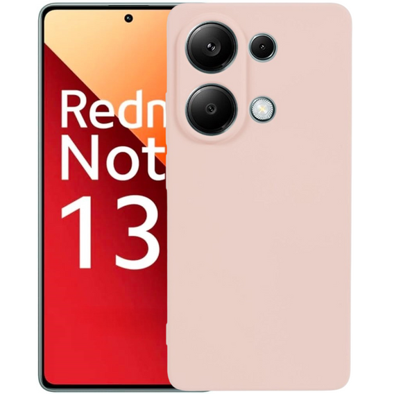 Θήκη για Xiaomi Redmi Note 13 Pro 4G, Silicone Lite, ροζ