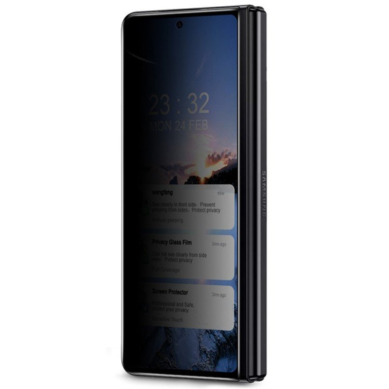IMAK Privacy Tempered Glass για Samsung Galaxy Z Fold4 5G - Black