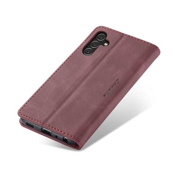 θήκη CASEME για Samsung Galaxy A04S / A13 5G, Leather Wallet Case, κόκκινη