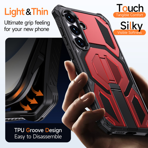 Προστατευτική θήκη με βάση συμβατή με MagSafe για Samsung Galaxy S25 FE