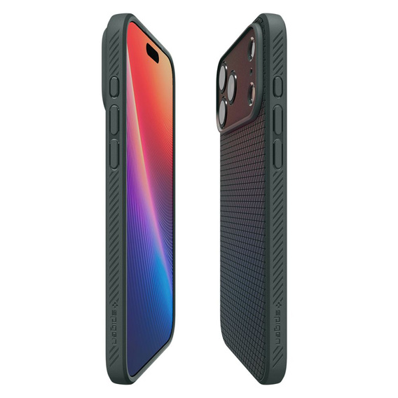 Θήκη Spigen Liquid Air για iPhone 17 Pro, Πράσινο της αβύσσου