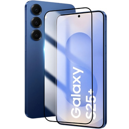 Μετριασμένο γυαλί 3D για Samsung Galaxy S25+, μαύρο πλαίσιο