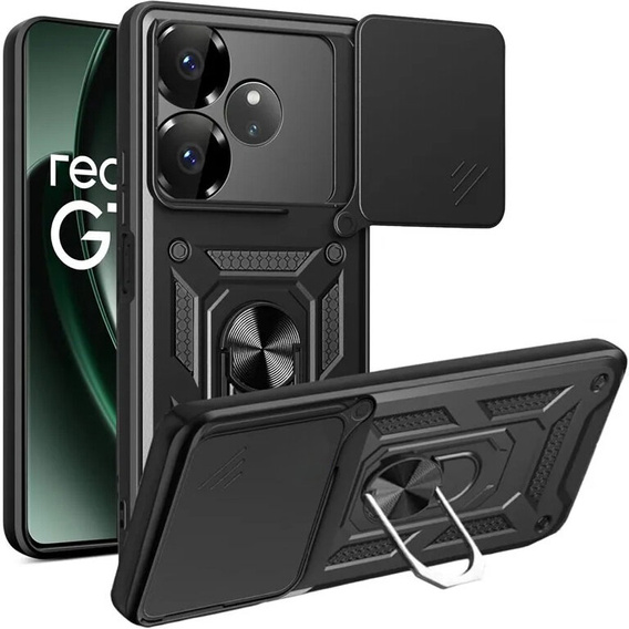 Θήκη για Realme GT 6 / 6T, CamShield Slide, μαύρη
