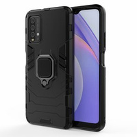 Θήκη για Xiaomi Redmi 9T / Poco M3, Kickstand Ring, μαύρη