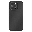 Θήκη για iPhone 15 Pro Max, Aramid Fiber Cover, μαύρη