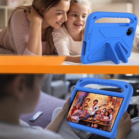 θήκη για παιδιά για Xiaomi Redmi Pad SE 8.7, με λαβή, μπλε