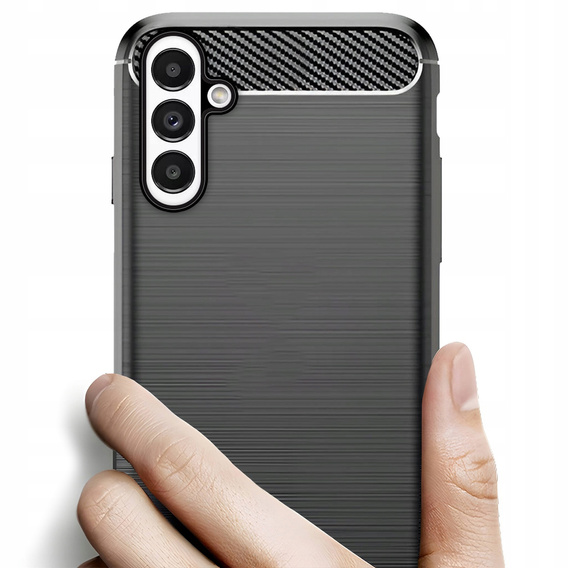 Θήκη για Samsung Galaxy A04S / A13 5G, Carbon, μαύρη