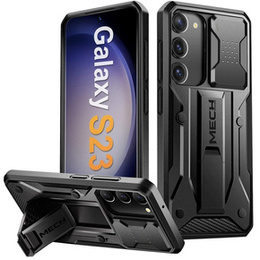 Θήκη για Samsung Galaxy S23, Tongate MECH Series, μαύρη