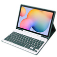 Θήκη + πληκτρολόγιο Samsung Galaxy Tab S6 Lite P610/P615 / S6 Lite 2022 10.4, Pen Slot, πράσινη