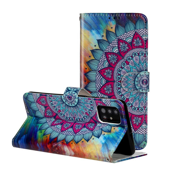 Θήκη με πτερύγιο για Samsung Galaxy A51, Wallet, Mandala Flower