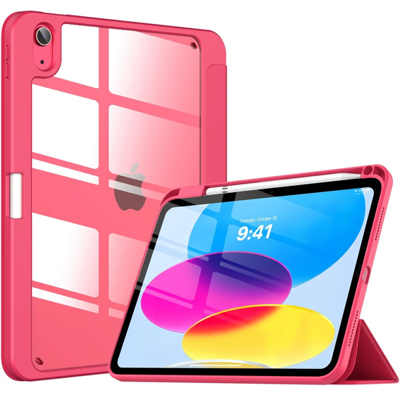 Θήκη για iPad 11" 2025 A16 (11 gen.) / iPad 10.9" 2022 (10 gen.), Smartcase Hybrid, με χώρο για γραφίδα, ροζ