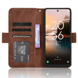 Θήκη με πτερύγιο για TCL 40 NxtPaper, Card Slot, καφέ
