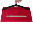 Θήκη για Lenovo Tab M9, Wallet Pen Slot, κόκκινη