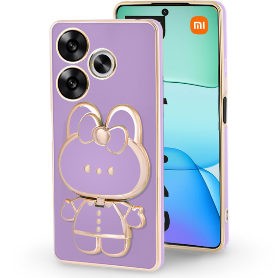 Θήκη για Xiaomi Redmi 13, Bunny, μωβ