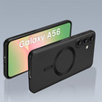 Θήκη για Samsung Galaxy A56, ColorMag, για MagSafe, μαύρη + γυαλί 9H, μετριασμένο