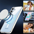 Θήκη για Samsung Galaxy S24 FE, Fusion Hybrid, για MagSafe, διαφανής