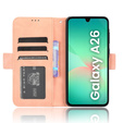 Θήκη με πτερύγιο για Samsung Galaxy A26, Card Slot, ροζ