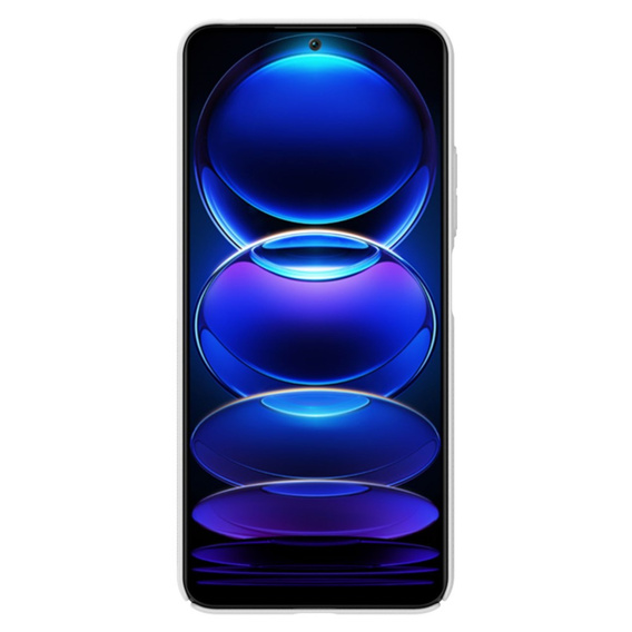 NILLKIN θήκη για Xiaomi Redmi Note 12 5G / POCO X5 5G, θήκη Super Frosted Shield, λευκή