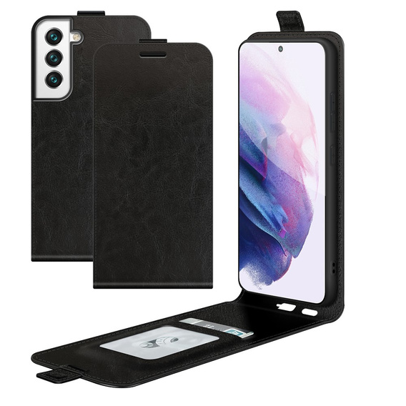 Θήκη με πτερύγιο για Samsung Galaxy S22 5G, Flip, μαύρη