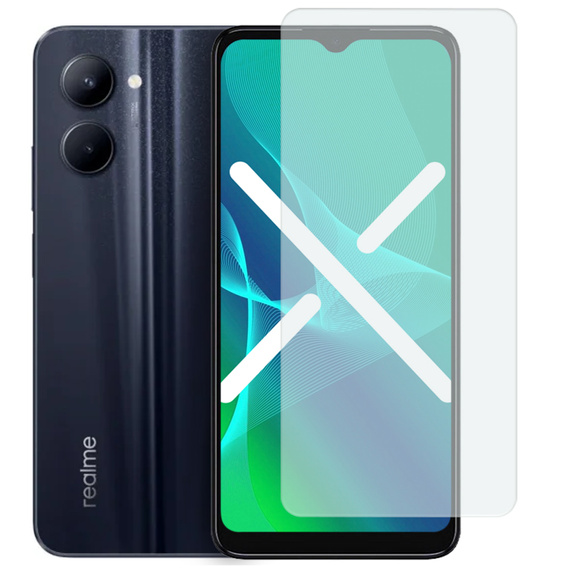 Μετριασμένο γυαλί 9H για Realme C33