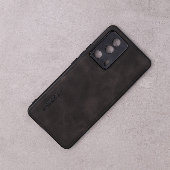 Θήκη για Xiaomi 13 Lite, ERBORD Business, με πλάκα στήριξης αυτοκινήτου, γκρι