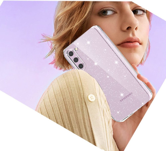 Θήκη για Samsung Galaxy S23, Glittery Powder, διαφανής