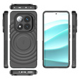 Θήκη για Xiaomi Redmi Note 14 Pro 5G / Xiaomi Poco X7 5G, Ripple Kickstand, για MagSafe, μαύρη