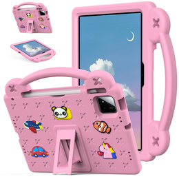 Παιδική θήκη για Xiaomi Pad 7 / 7 Pro, Cute Patterns, με βάση, ροζ