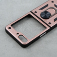 θωρακισμένη θήκη για Samsung Galaxy Z Flip5 5G, Nox Case Ring, ροζ rose gold