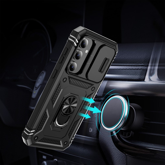 Θήκη για Samsung Galaxy S23 FE, CamShield Slide, μαύρη