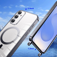 Θήκη για Samsung Galaxy S25, Electro MagSafe, μαύρη + κορδόνι