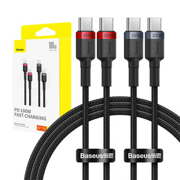 Καλώδιο Baseus Cafule USB-C σε USB-C 100W 1m - σετ 2 τεμαχίων