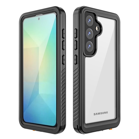 Αδιάβροχη θήκη IP68 για το Samsung Galaxy S25+ Plus, μαύρη
