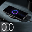 θήκη προστασίας κάμερας για το Sony Xperia 1 V, CamShield MagSafe, διαφανής / μαύρη