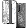 Θήκη για Samsung Galaxy Z Fold 5 5G, Mechanical Legend, μαύρη