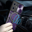 Θωρακισμένη θήκη για Infinix Hot 40i, CamShield Slide, μωβ
