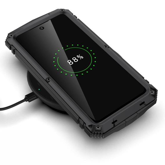 Θήκη για Samsung Galaxy S21 FE, R-JUST, θωρακισμένη, μαύρη