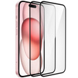 2x Κεραμικό υβριδικό γυαλί ERBORD για iPhone 15